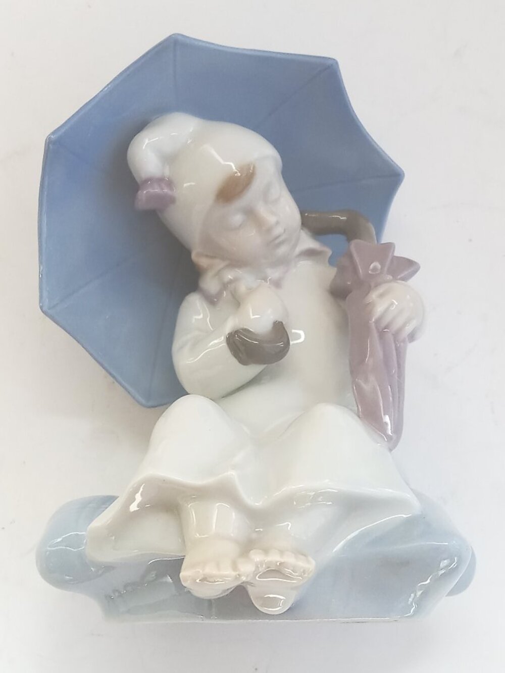 German Porcelain Figurine Carl Scheidig Gräfenthal Child Ole Lukoje 1940-1950s
